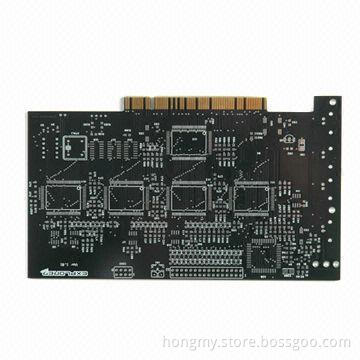 4-layered PCB with Gold Finger, 1.6mm Board Thickness